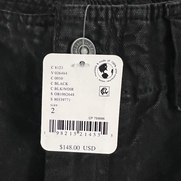 🌻🆕FREE PEOPLE We The Free Supersonic Slim Pants-BLACK COLOR-SIZE 2 & 4 - Picture 14 of 15